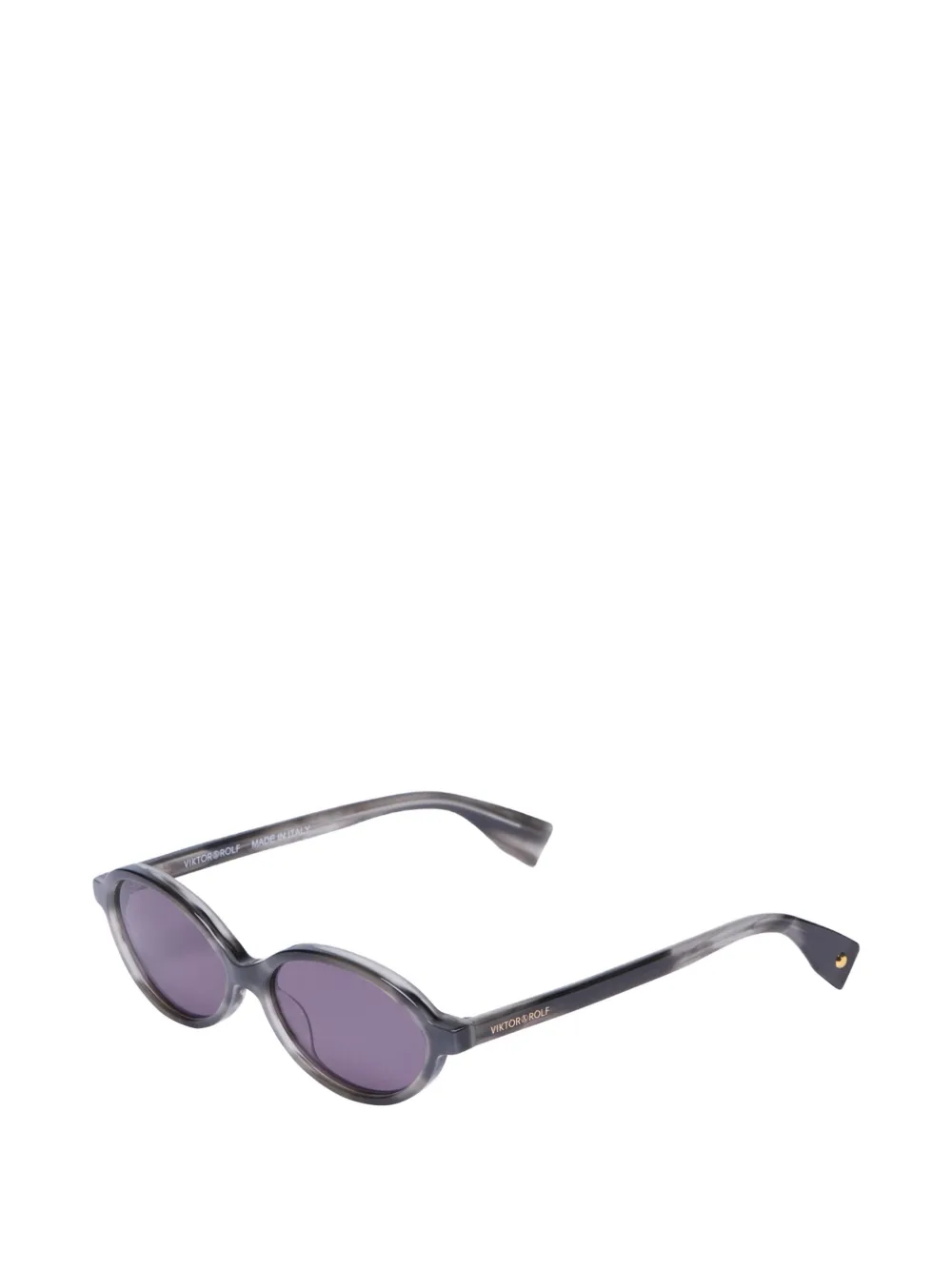  Viktor & Rolf Oval-frame Sunglasses - Grey 