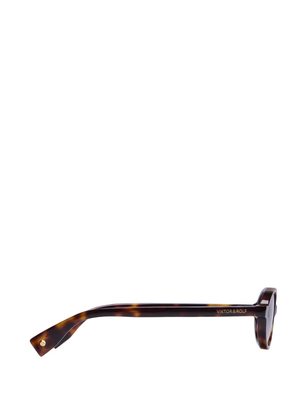  Viktor & Rolf Oval-frame Sunglasses - Brown 