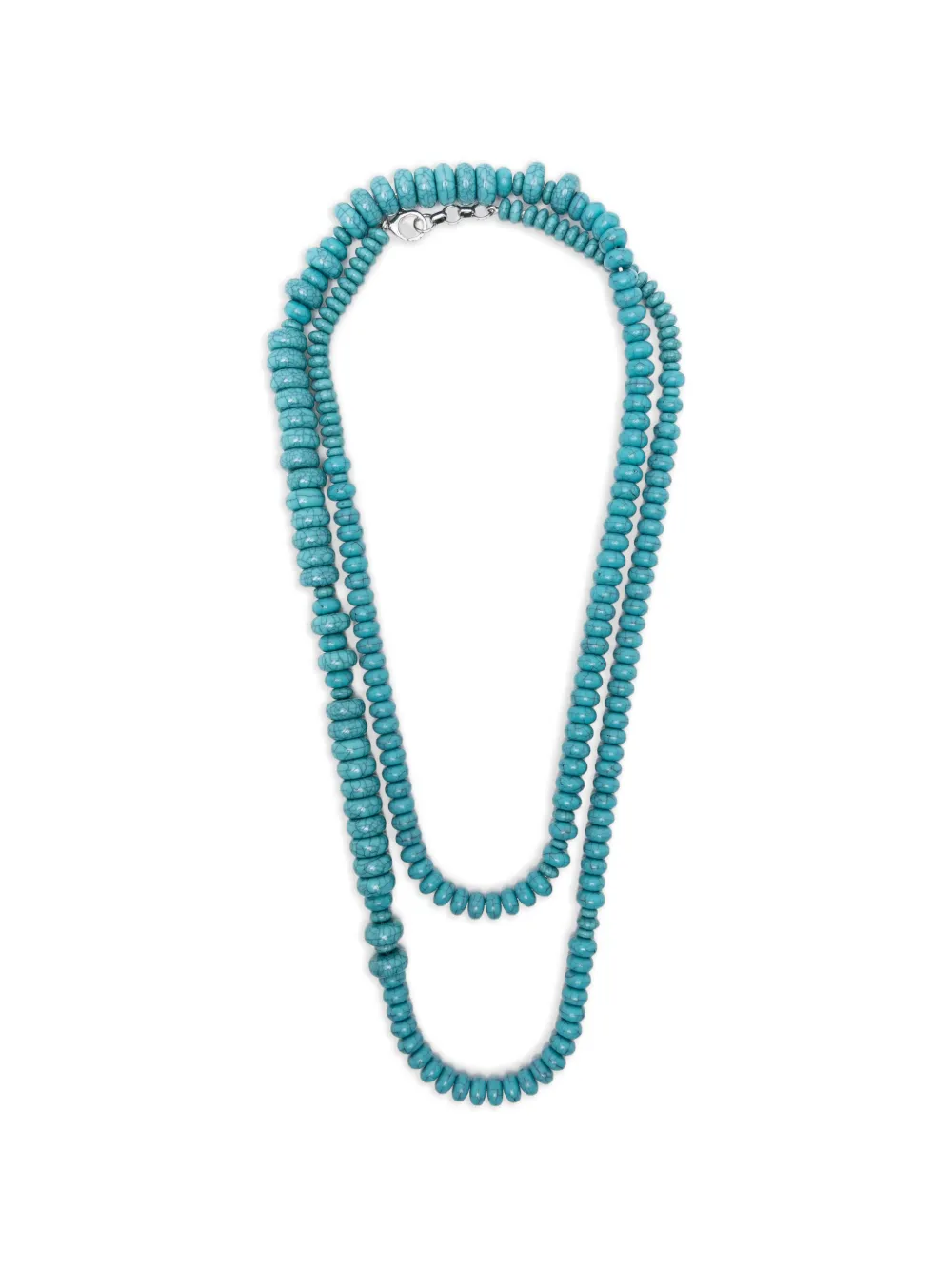 Liviana Conti beaded chain necklace - Argento
