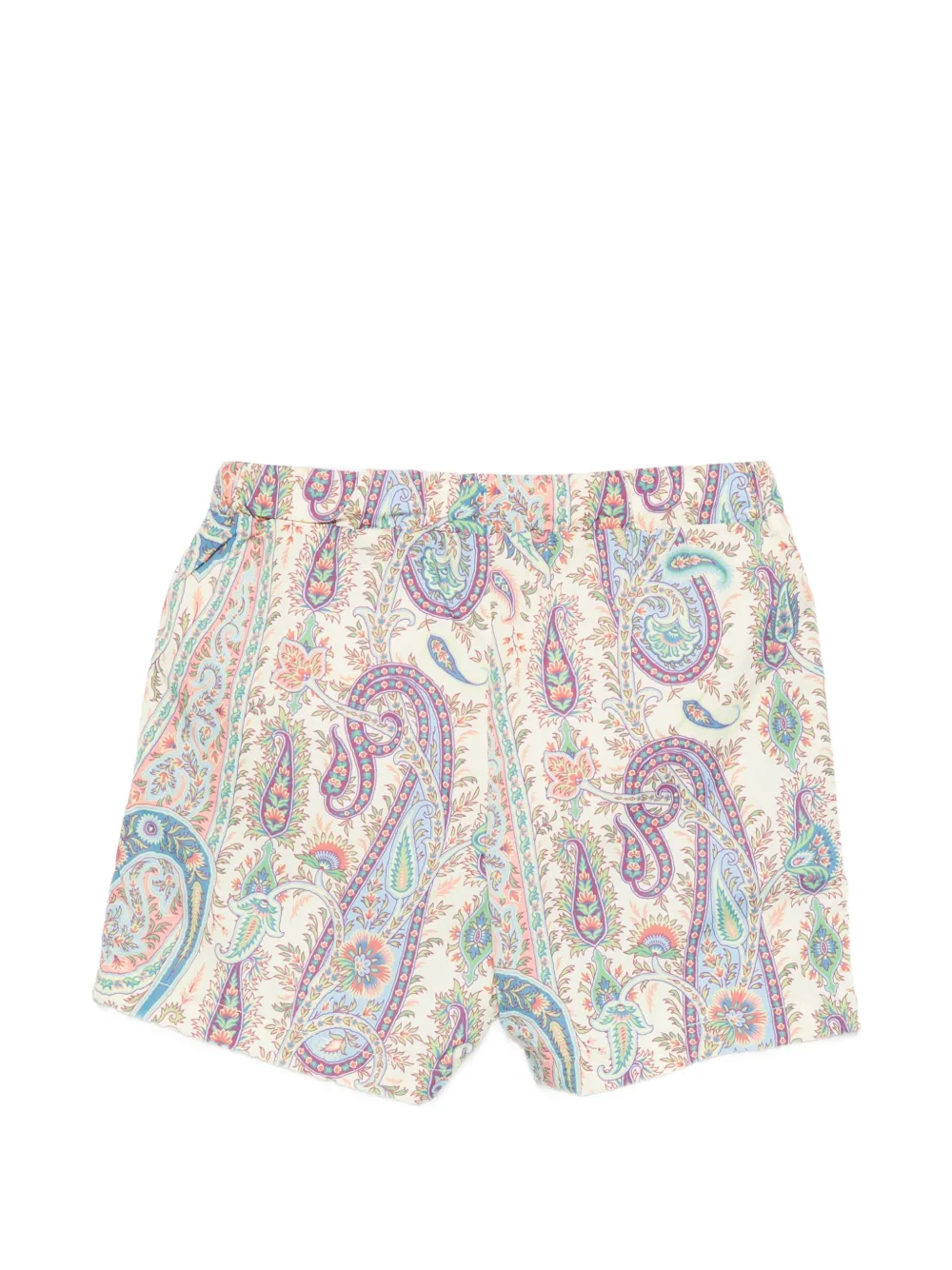  Etro Kids Paisley Swim Shorts - Neutrals 