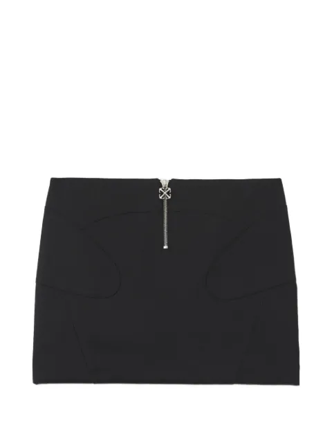 Off-White Wo Gab zip-up mini skirt
