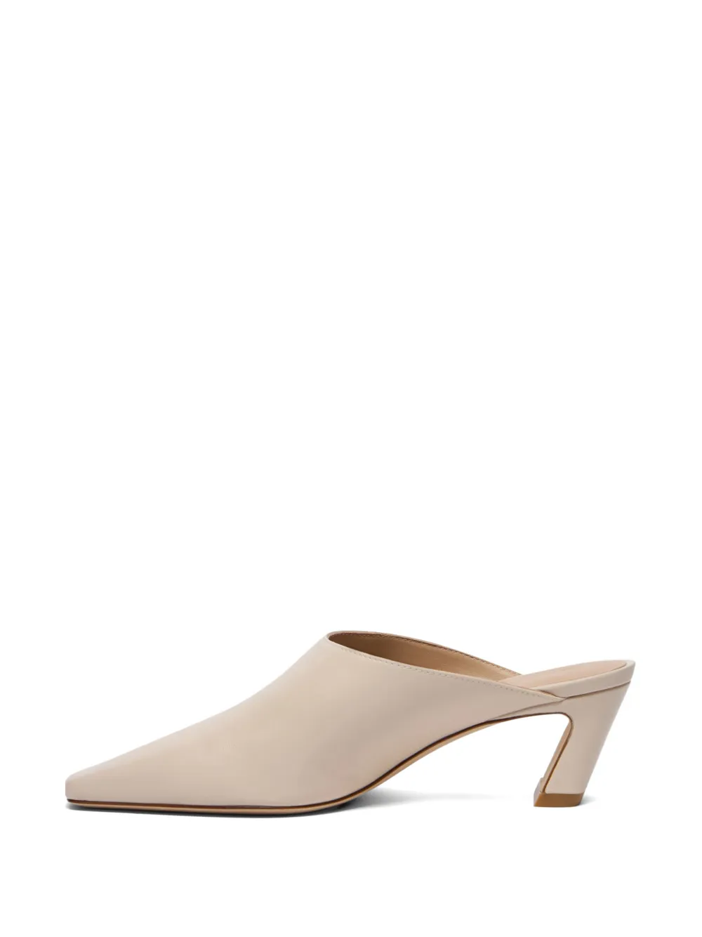 Stuart Weitzman Stasso square-toe mules Beige