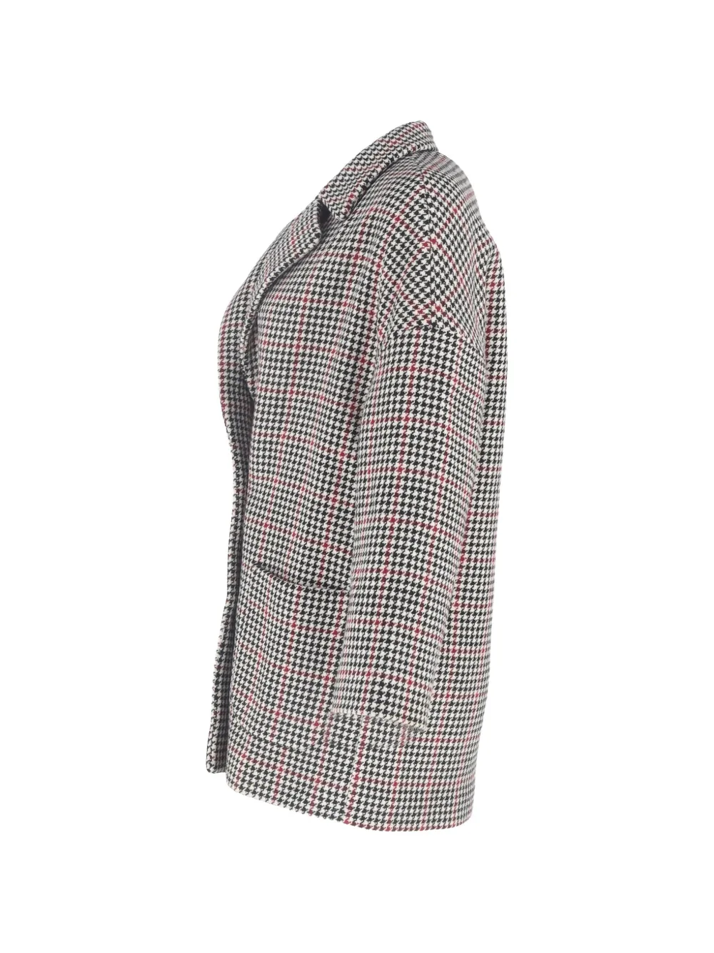 Oversized Houndstooth Blazer