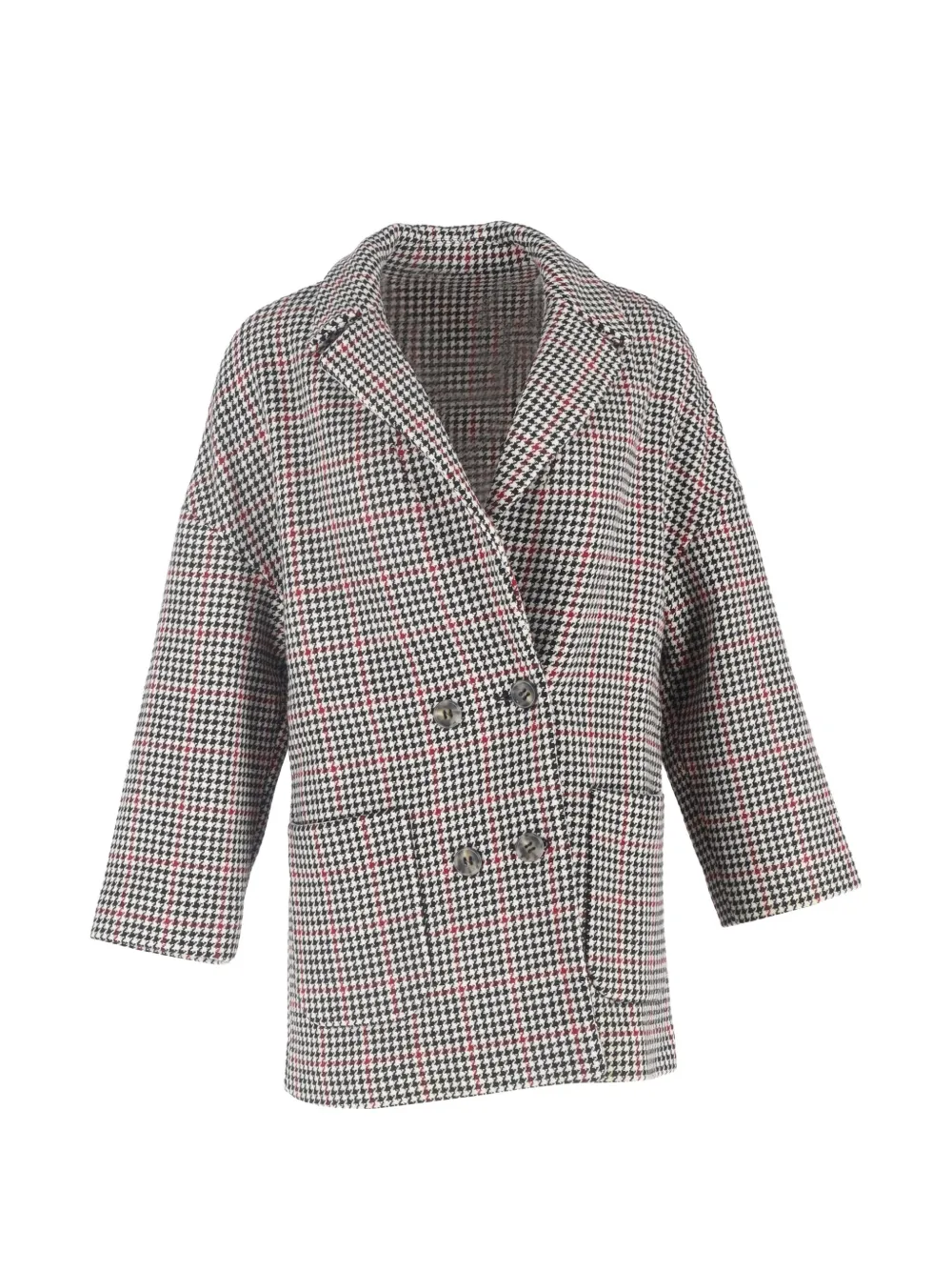 Valentino Pre-Owned oversized houndstooth blazer - Toni neutri