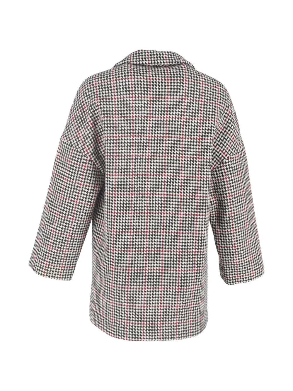 Oversized Houndstooth Blazer