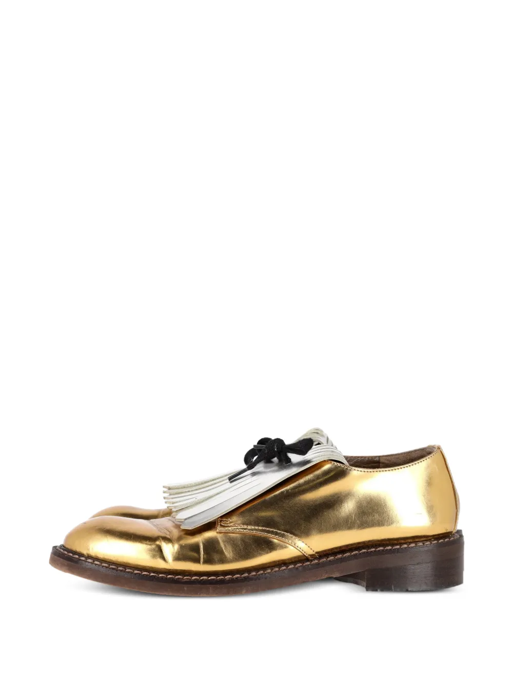 Metallic Oxford Shoes