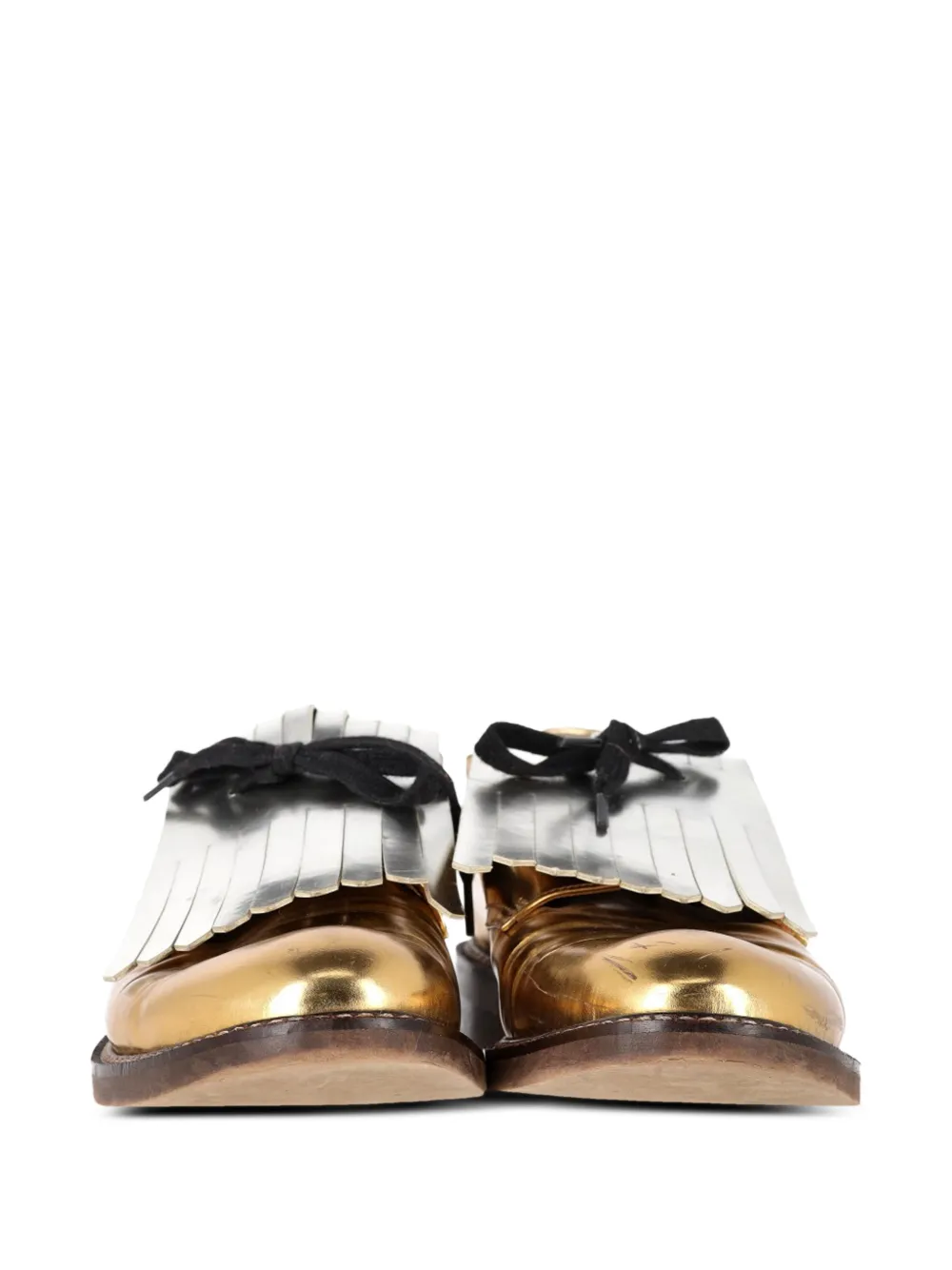 Metallic Oxford Shoes