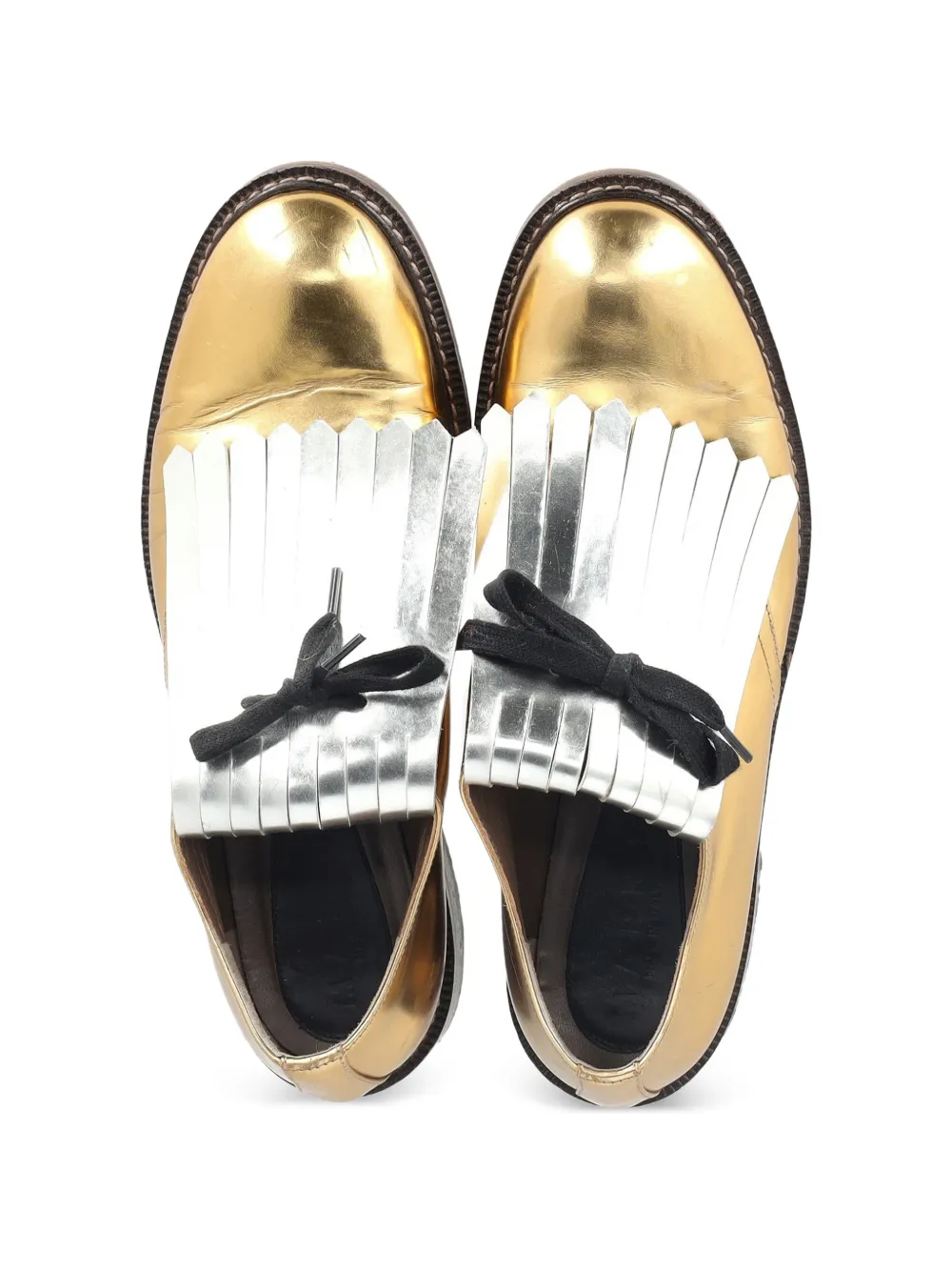 Metallic Oxford Shoes