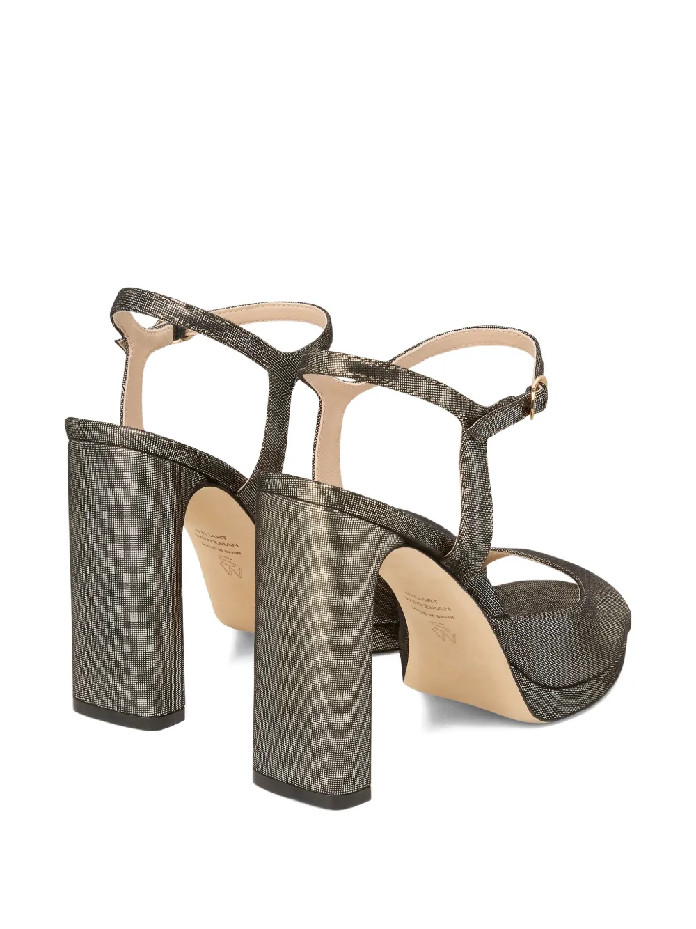 Stuart Weitzman Babette sandalen met hak Zilver