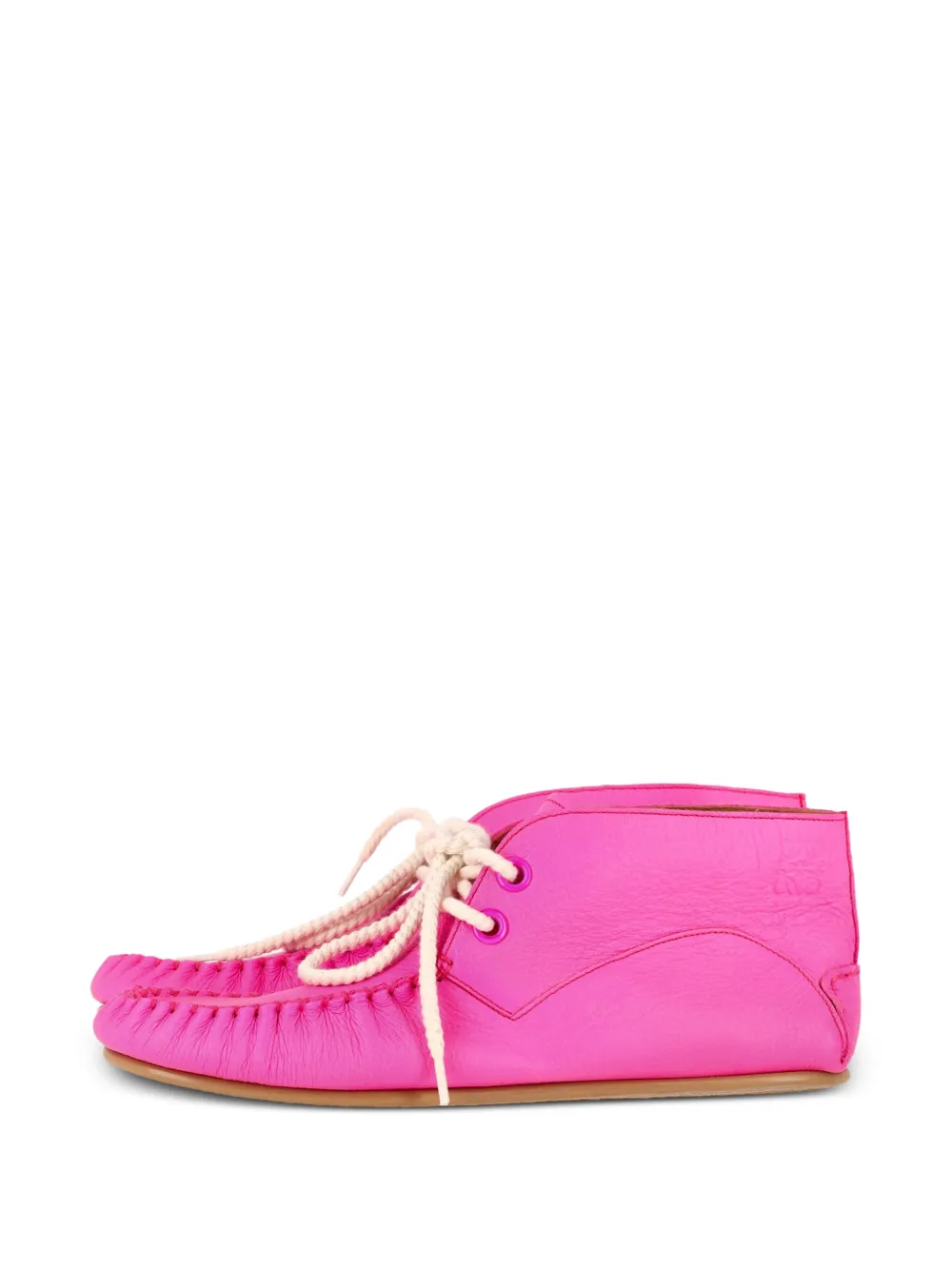 2022 Lace-Up Leather Moccasins