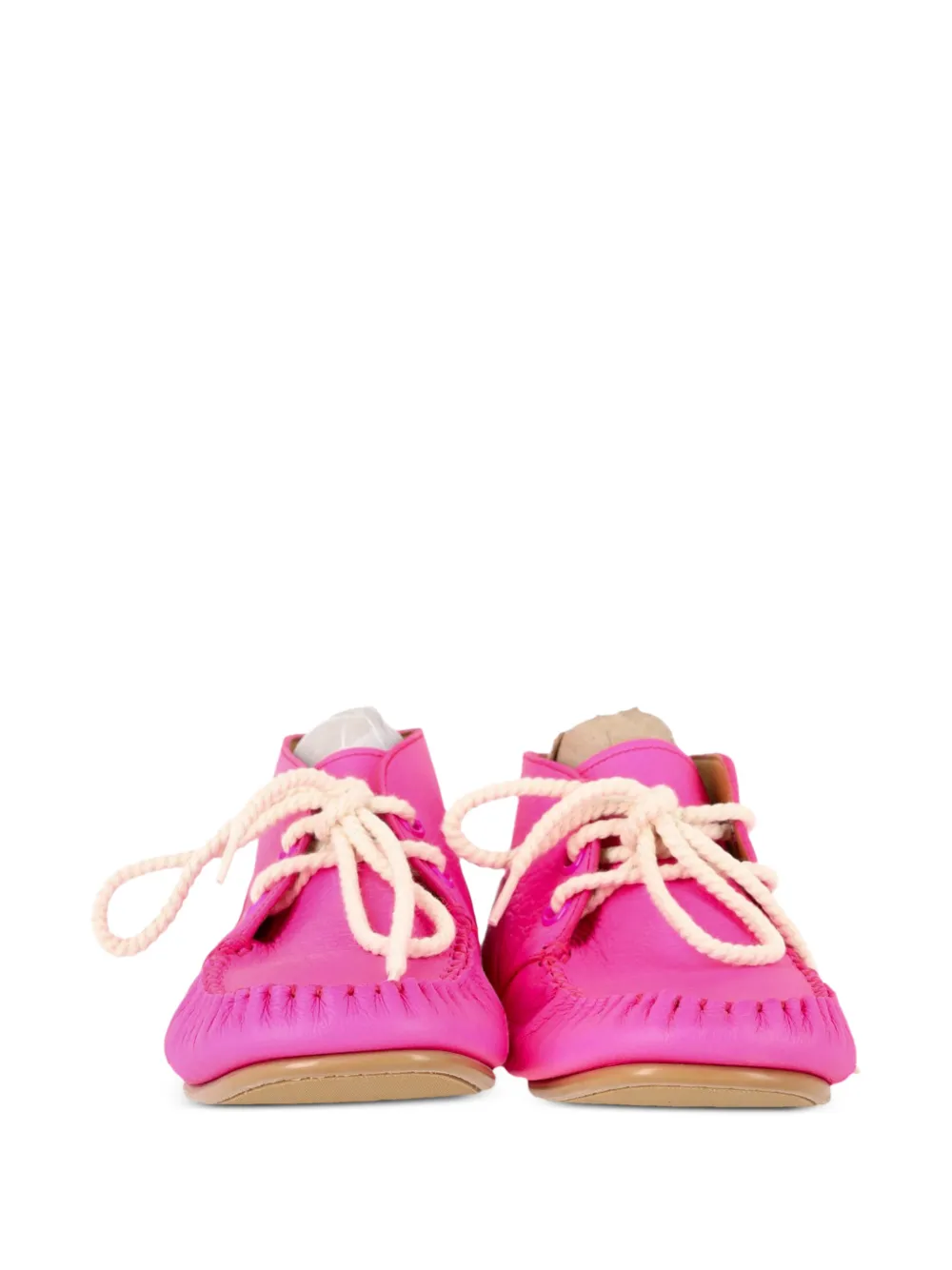 2022 Lace-Up Leather Moccasins