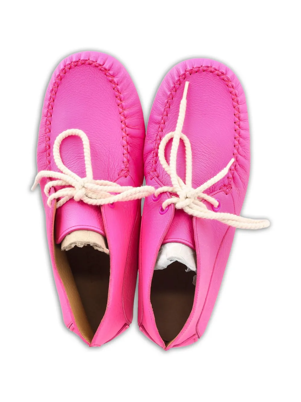 2022 Lace-Up Leather Moccasins