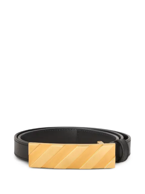 Off-White cinturón Diagonal con hebilla de metal