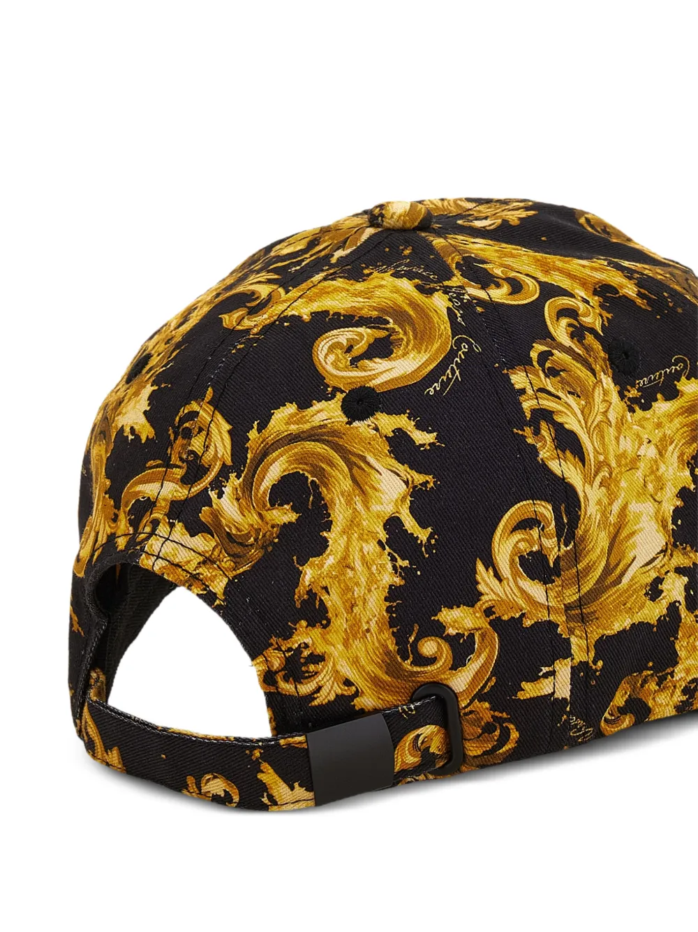  Versace Jeans Couture Logo Baseball Cap - Black 