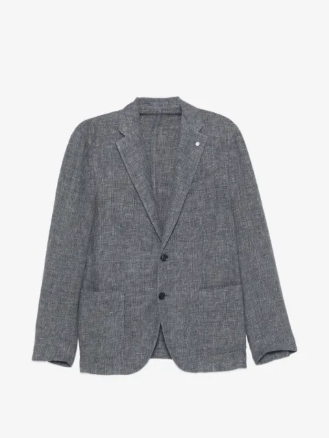 Luigi Bianchi button pin blazer