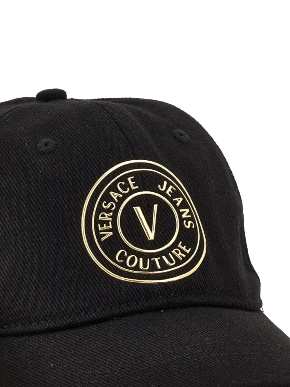  Versace Jeans Couture Logo Baseball Cap - Black 