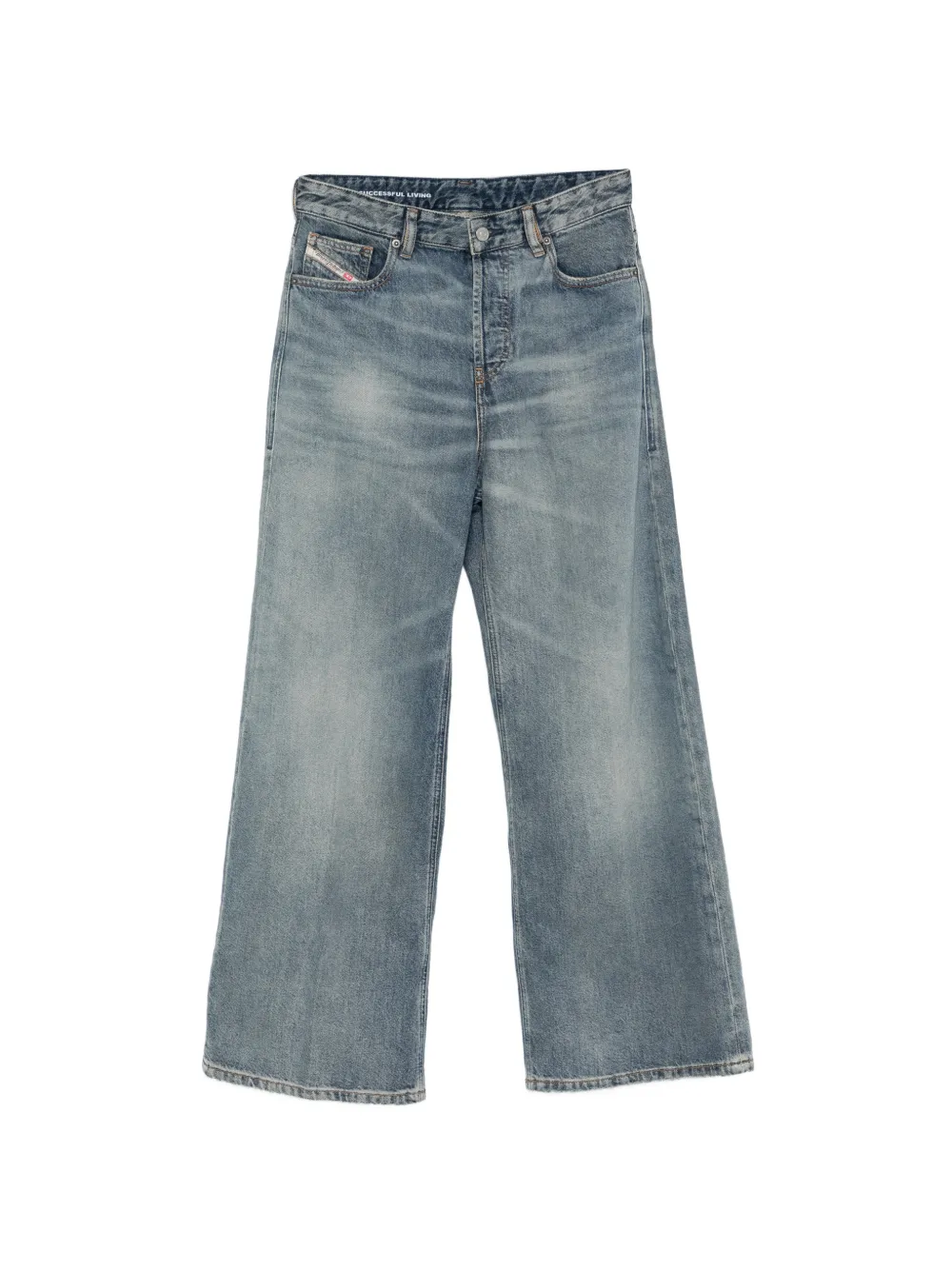 Diesel faded denim jeans - Blu