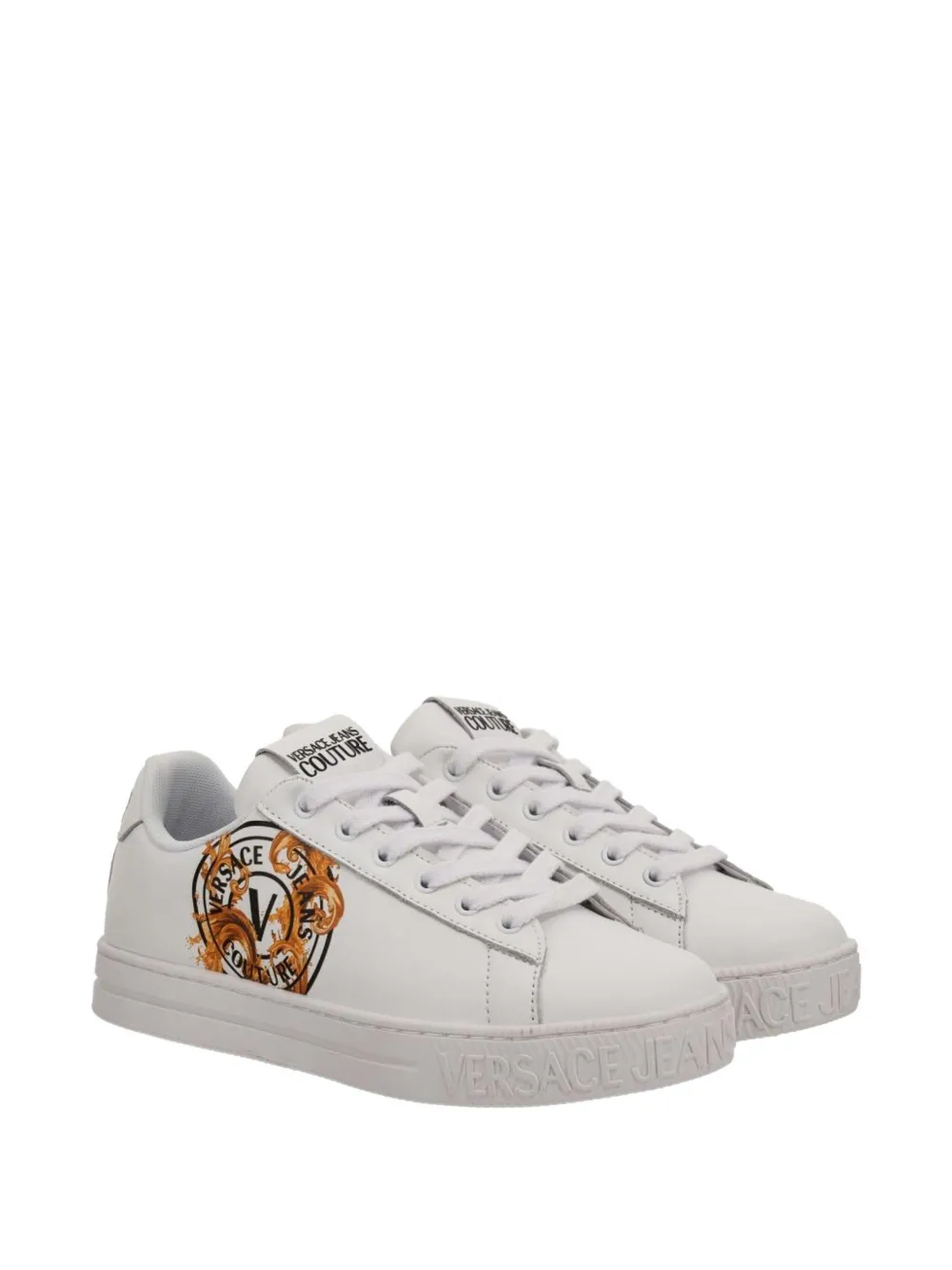 Versace Jeans Couture Fondo Court sneakers Wit