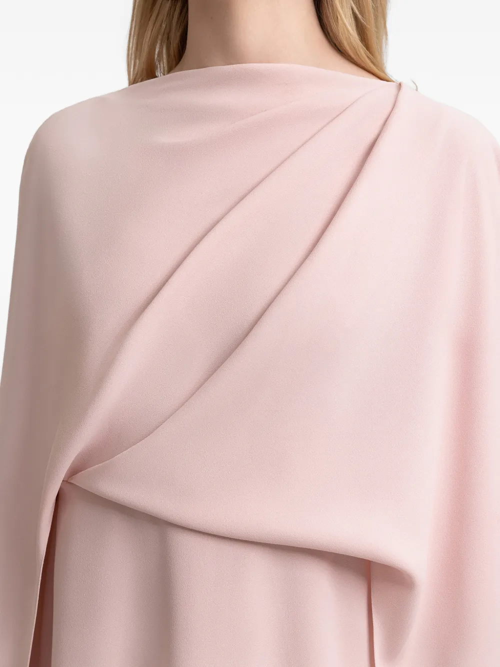 Gemy Maalouf Gedrapeerde maxi-jurk Roze