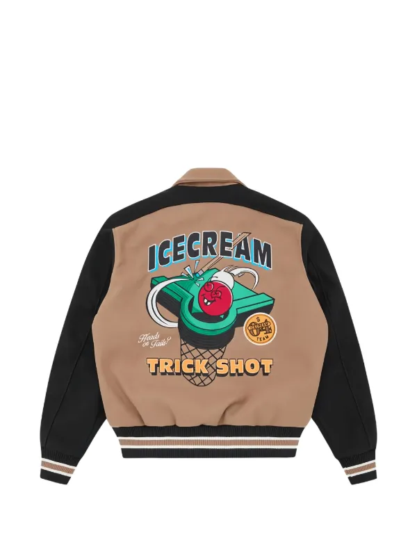 ジャケット・アウター Icecream ICECREAM Appliqué Bomber Jacket | Neutrals | FARFETCH