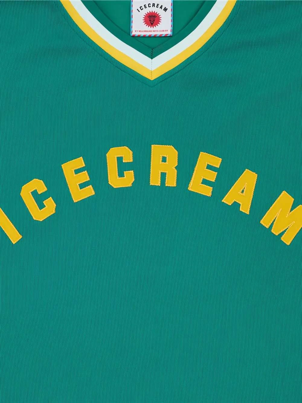 ICECREAM T-shirt met V-hals Groen