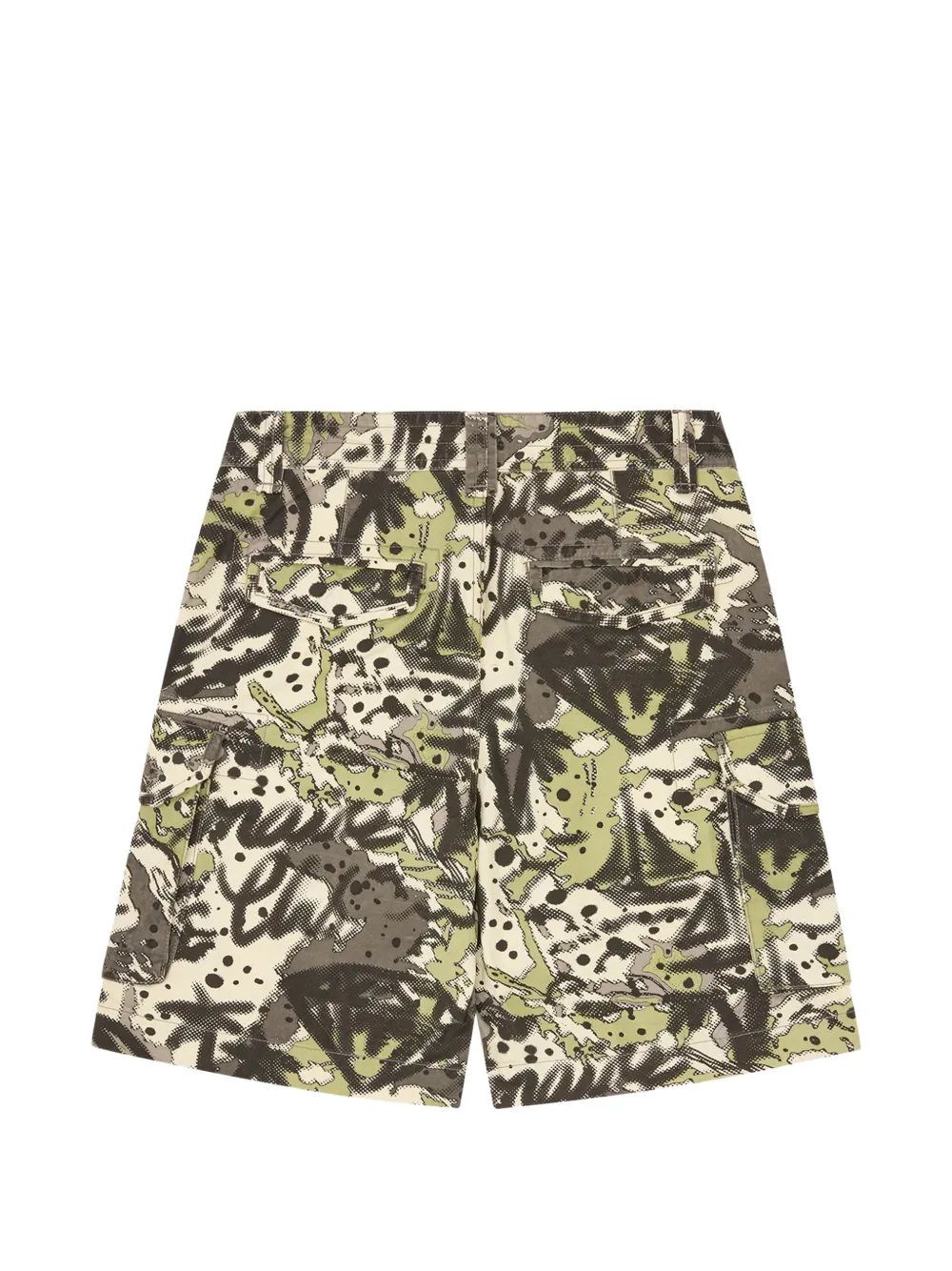 Billionaire Boys Club Shorts met camouflageprint Beige