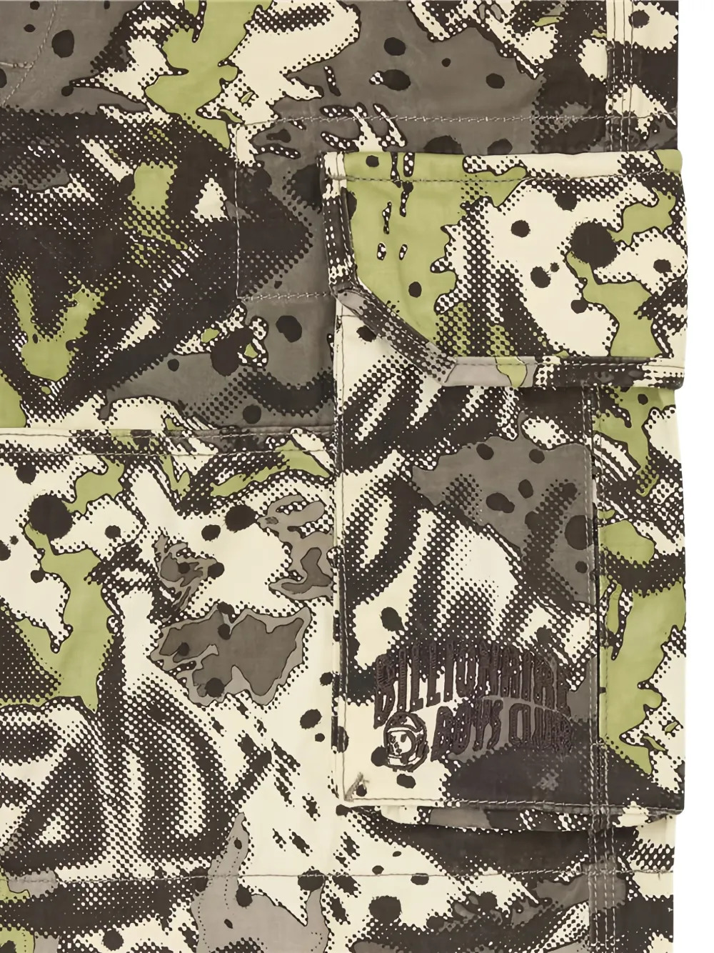 Billionaire Boys Club Shorts met camouflageprint Beige