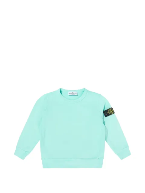 Stone Island Junior logo-patch sweatshirt
