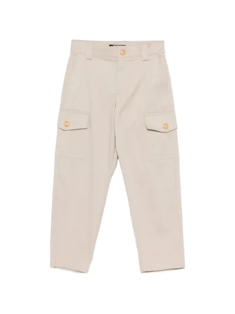 Balmain Kids buttoned cargo trousers