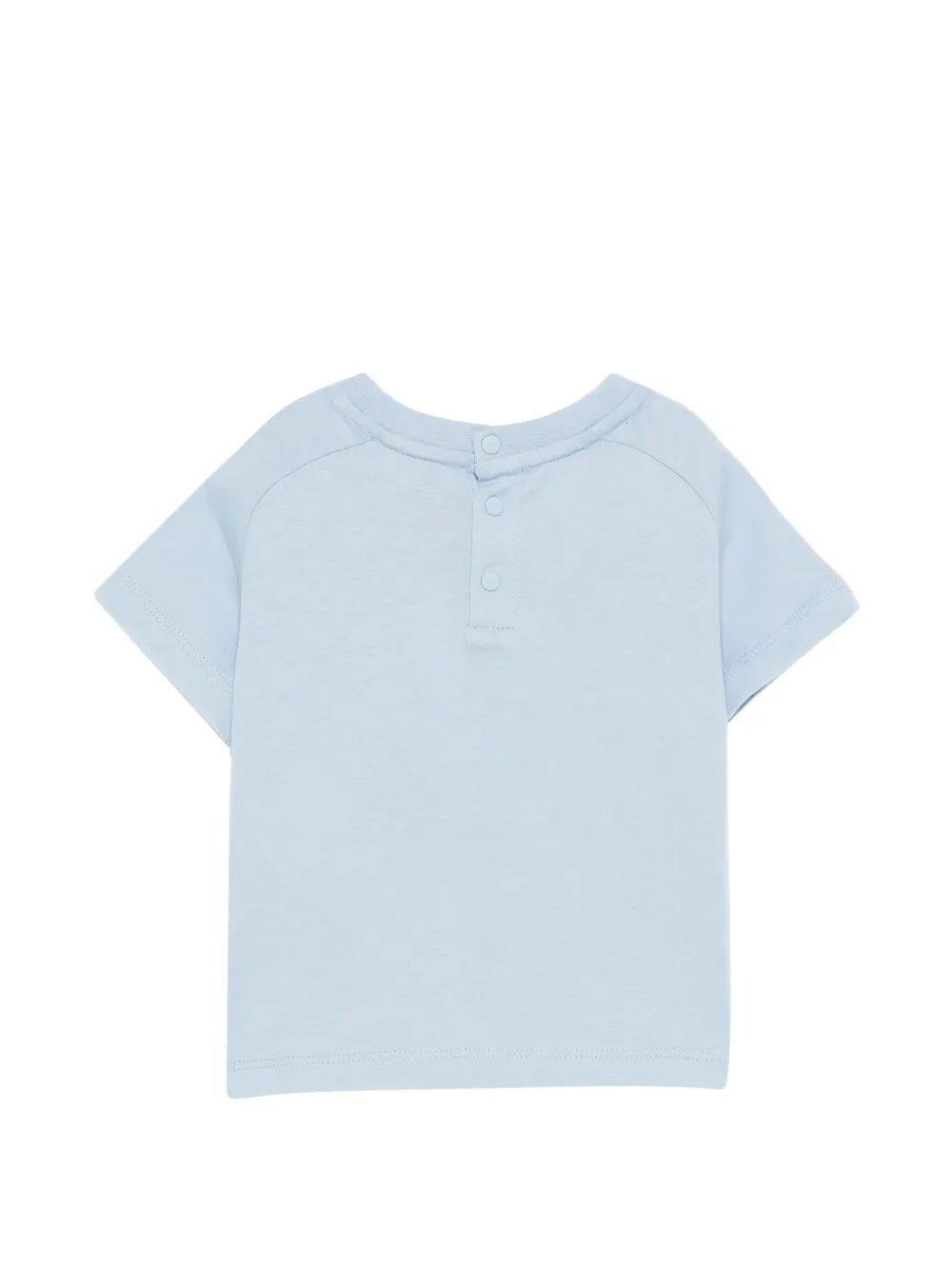 Emporio Armani Kids T-shirt met geborduurde zak Blauw