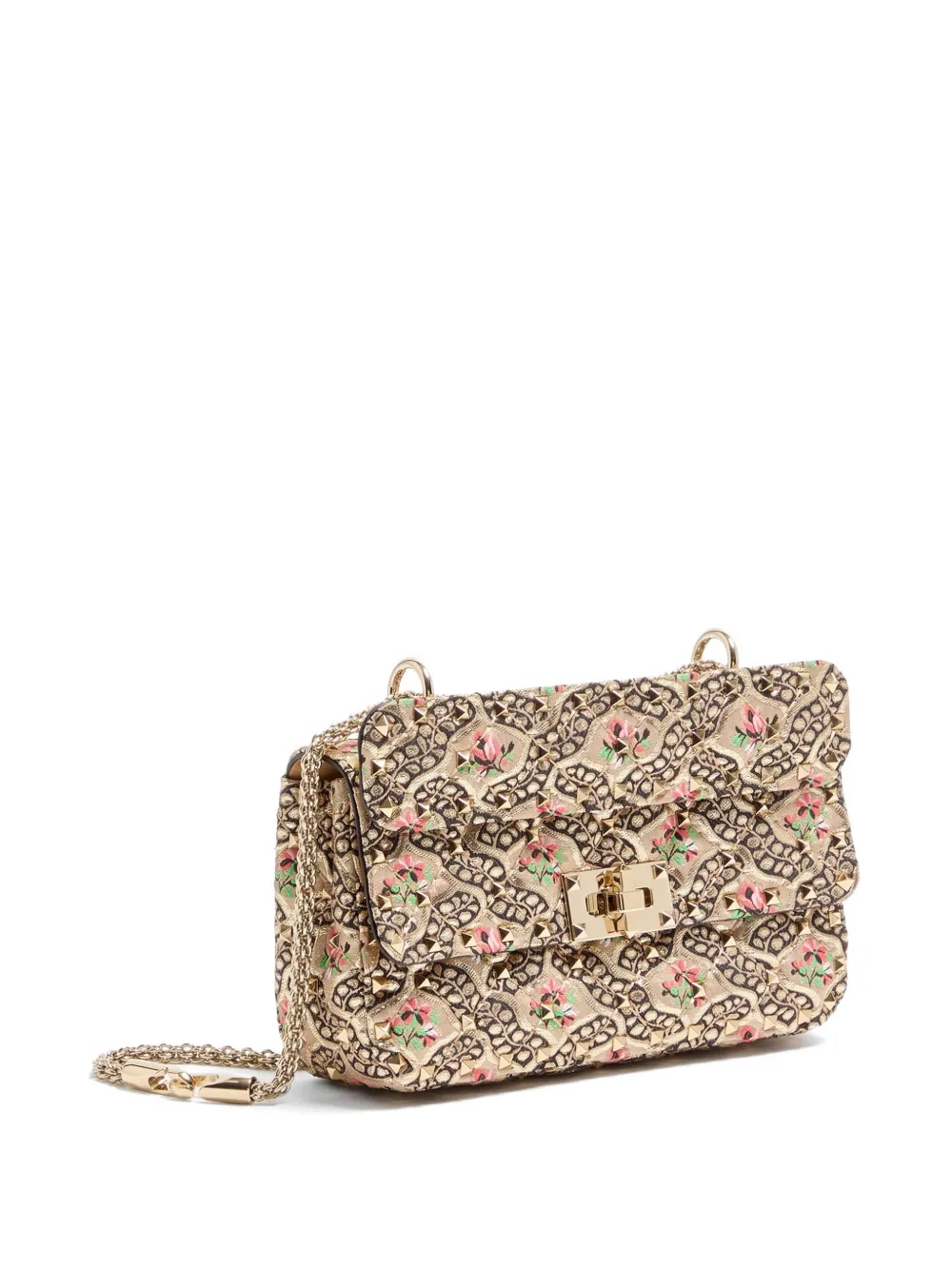 Valentino Garavani ロックスタッズ スパイク フローラルジャカード