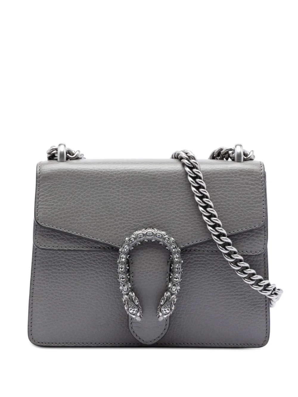 Gucci Pre-Owned 2016-2026 Small Leather Dionysus crossbody bag - Grigio