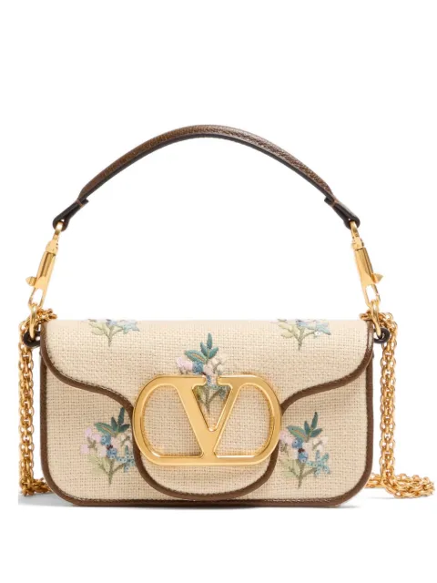Valentino Garavani petit sac porté épaule Locò à broderies