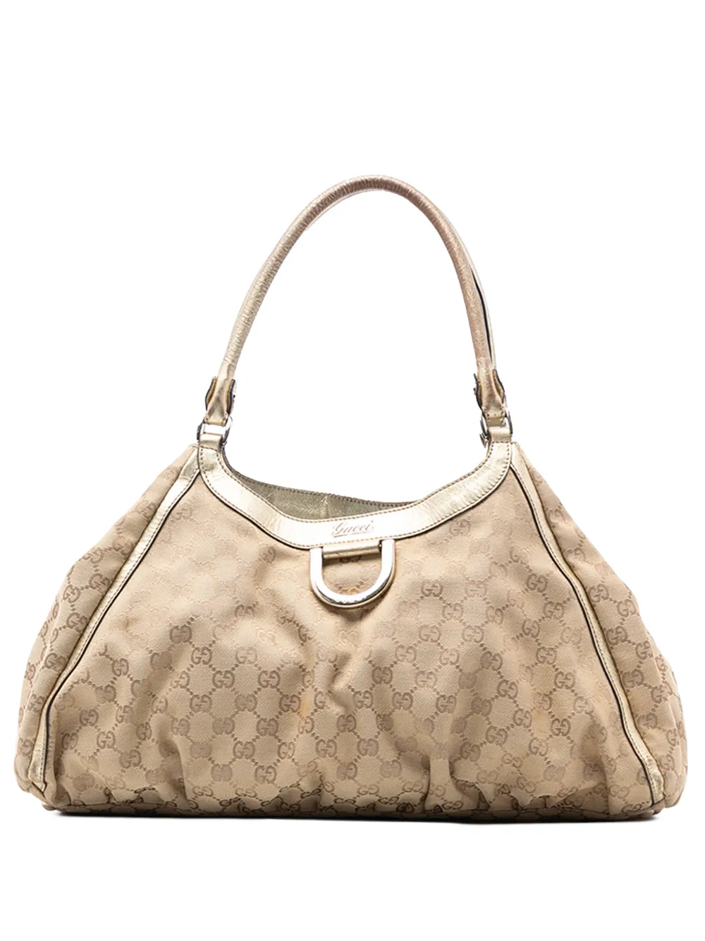 Gucci Pre-Owned 2016-2026 GG Canvas Abbey D Ring shoulder bag - Marrone