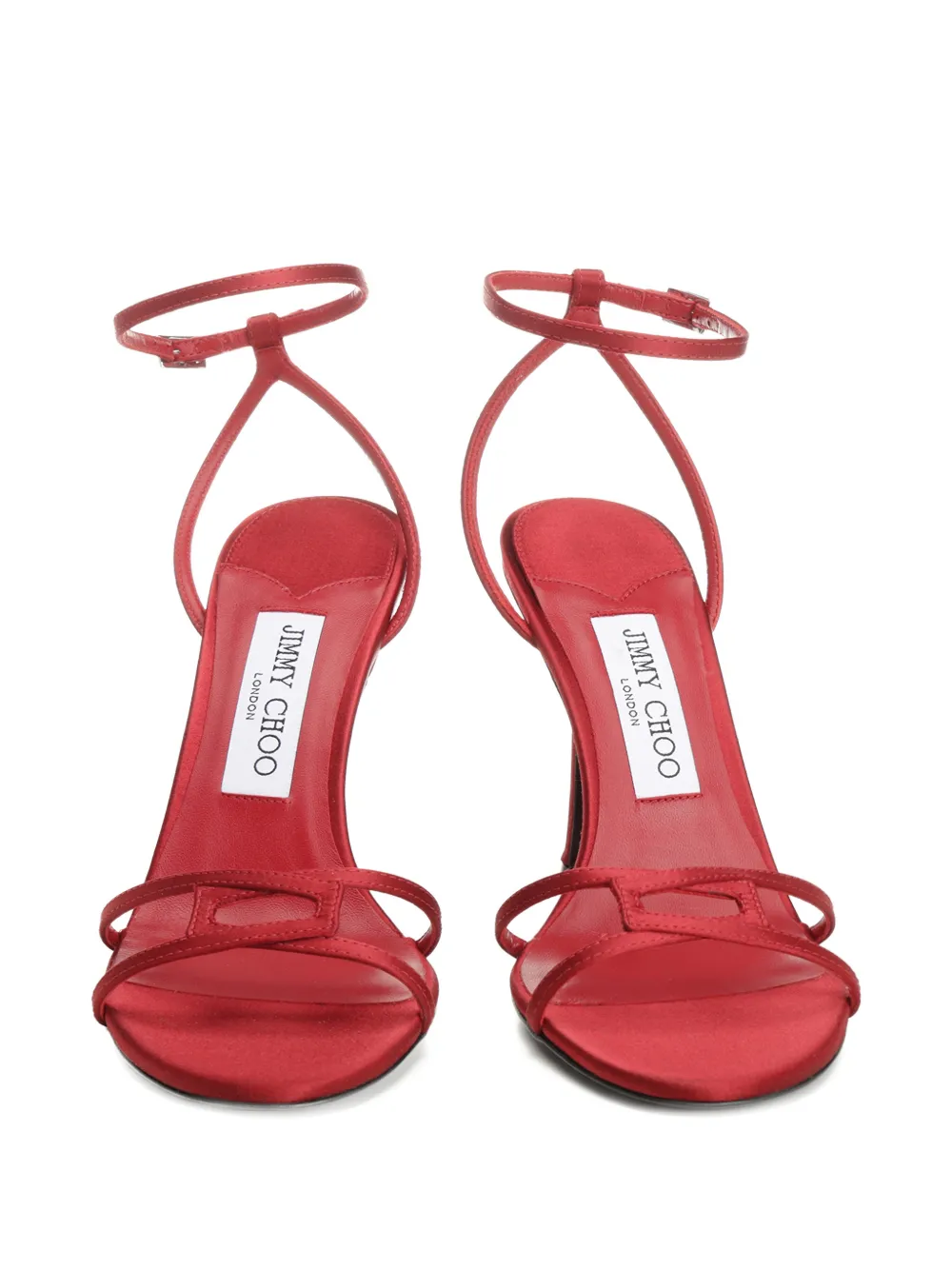 Jimmy Choo Leo 100 sandalen met bandjes Rood