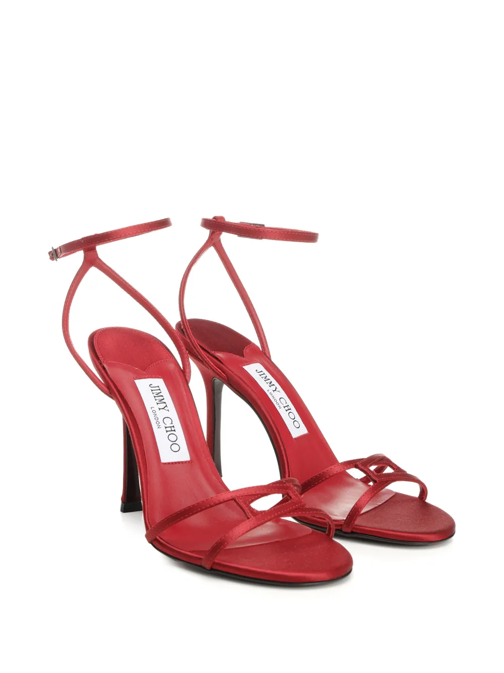 Jimmy Choo Leo 100 sandalen met bandjes Rood