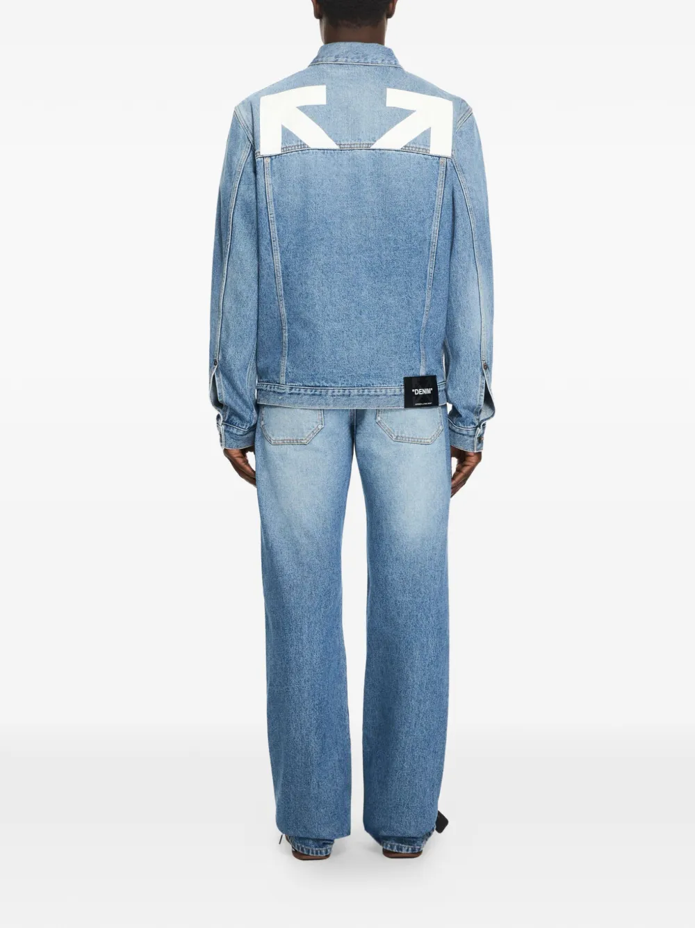 Off-White Denim jack Blauw