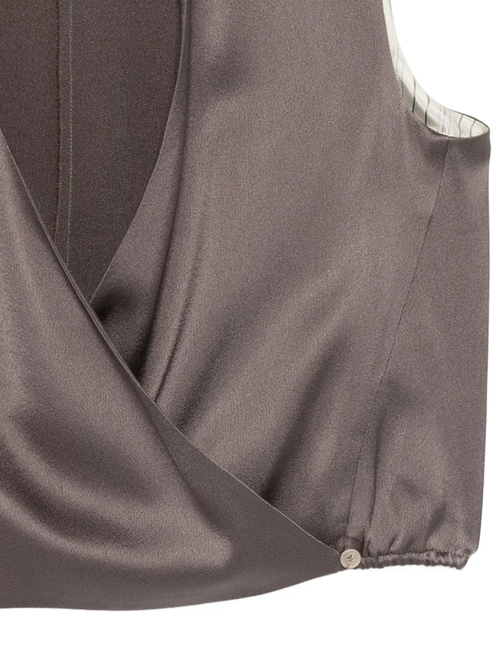  Alysi Cross-over Top - Brown 
