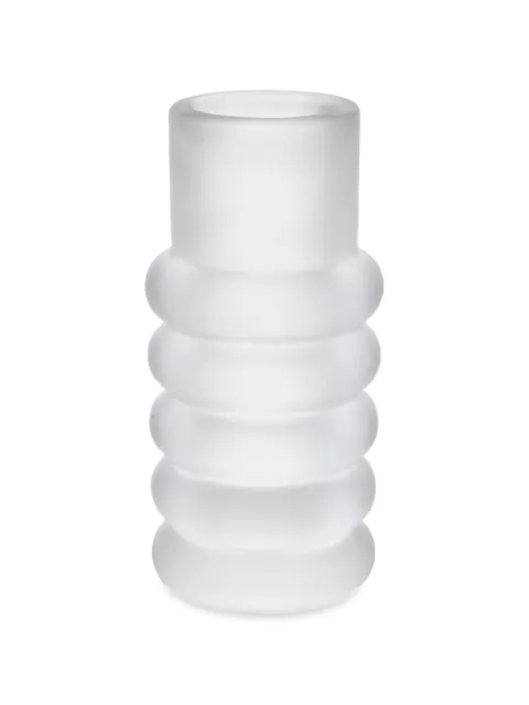 Tom Dixon Press frosted stem vase