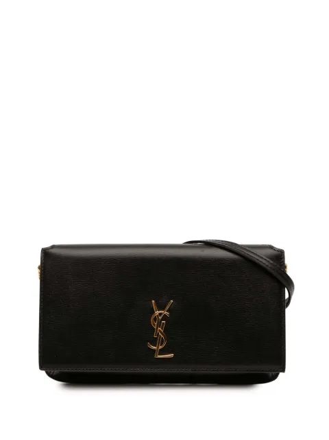 Saint Laurent Pre-Owned 2020 Smooth Calfskin Cassandre Phone Holder crossbody bag