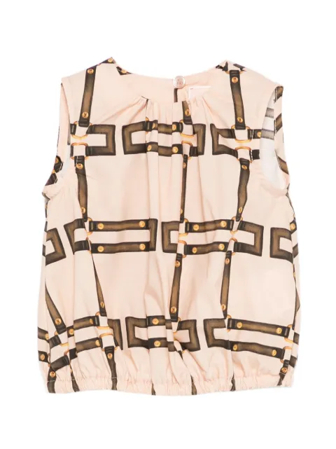 Elisabetta Franchi La Mia Bambina patterned top