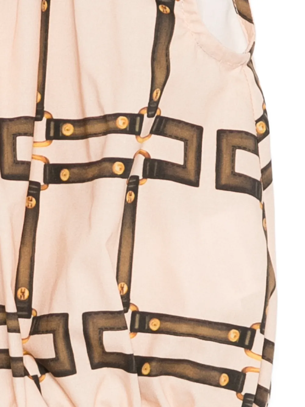  Elisabetta Franchi La Mia Bambina Patterned Top - Neutrals 