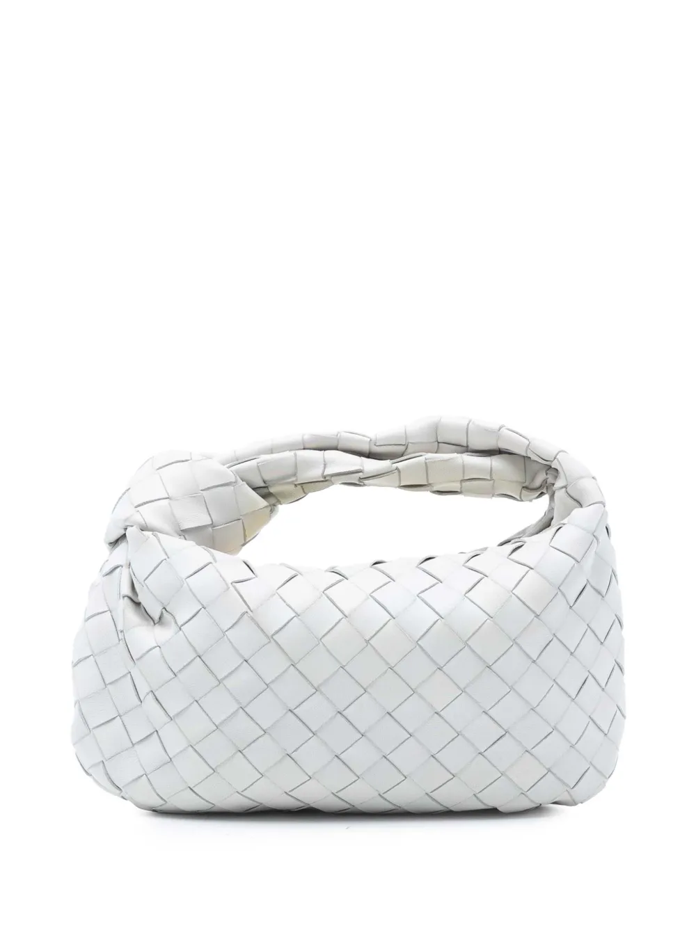 Bottega Veneta Pre-Owned 2012-2025 Mini Nappa Intrecciato Jodie hobo bag - Bianco