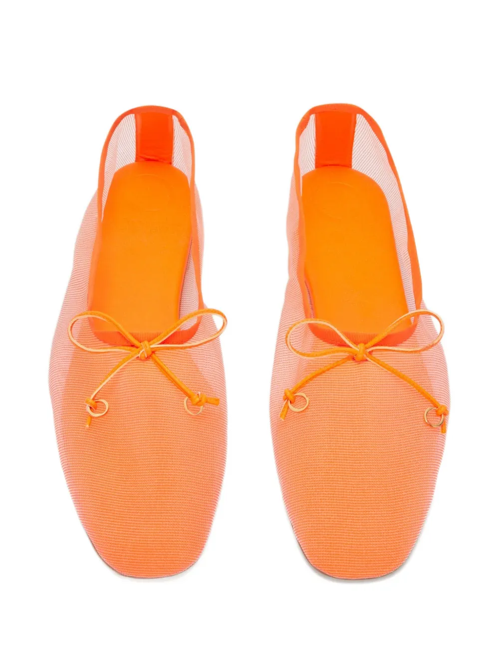 Odissì Louise ballerina's met strikdetail Oranje