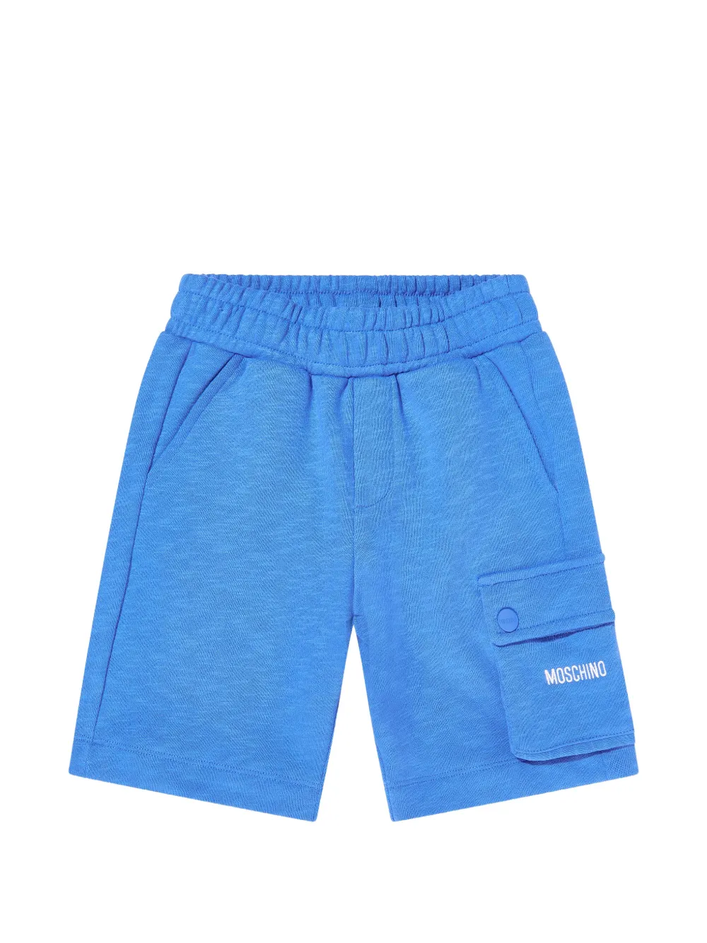 Moschino Kids flap-pocket shorts - Blu