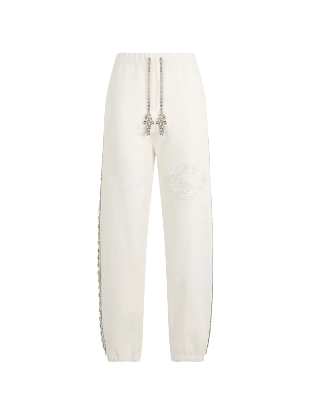 Philipp Plein Pantaloni sportivi con cristalli - Toni neutri