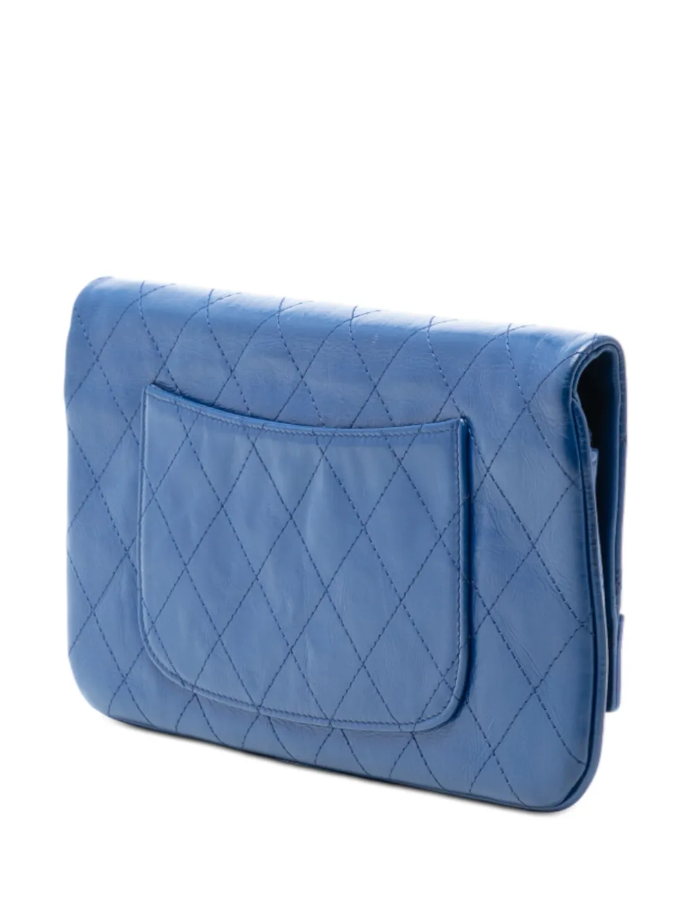 2019 Small Bicolor Aged Calfskin 31 Clutch Bag
