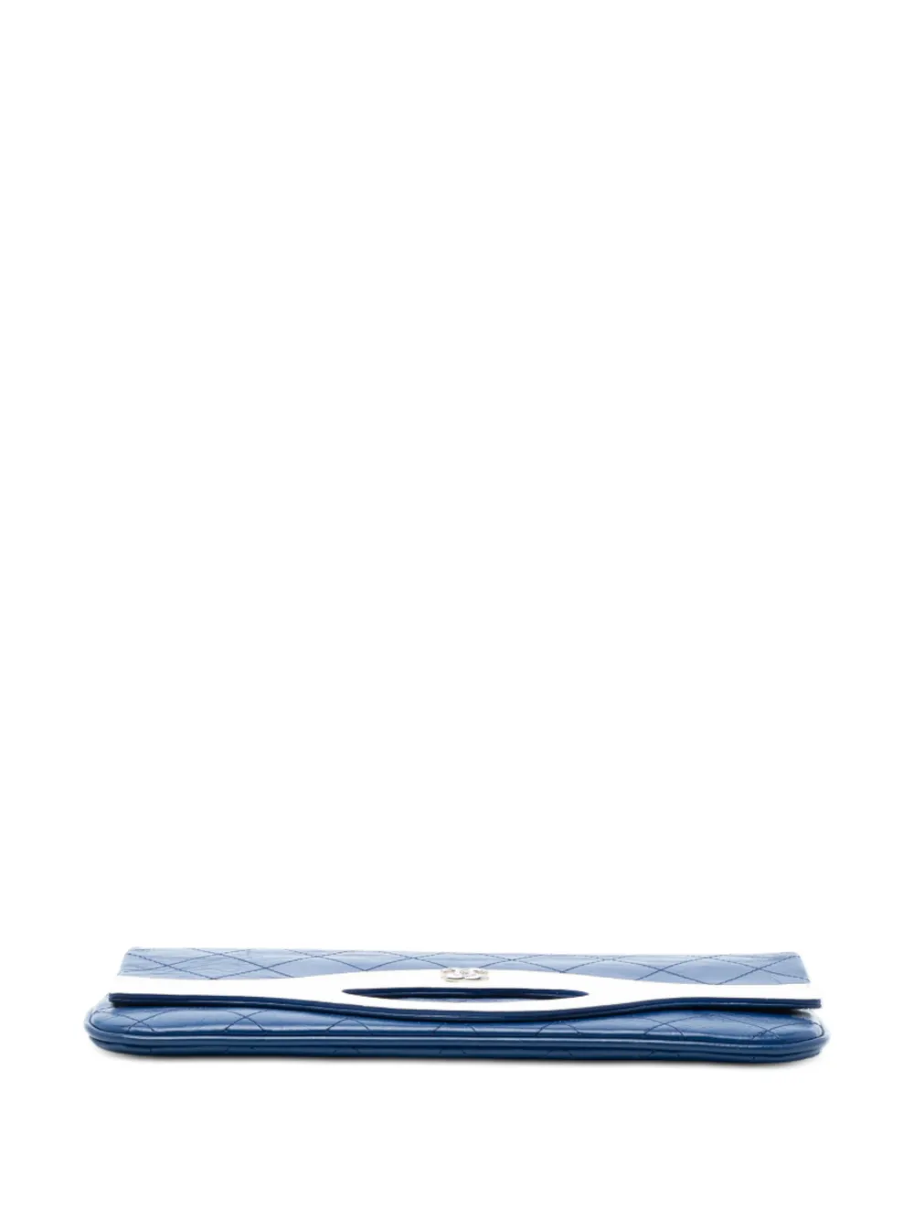 2019 Small Bicolor Aged Calfskin 31 Clutch Bag