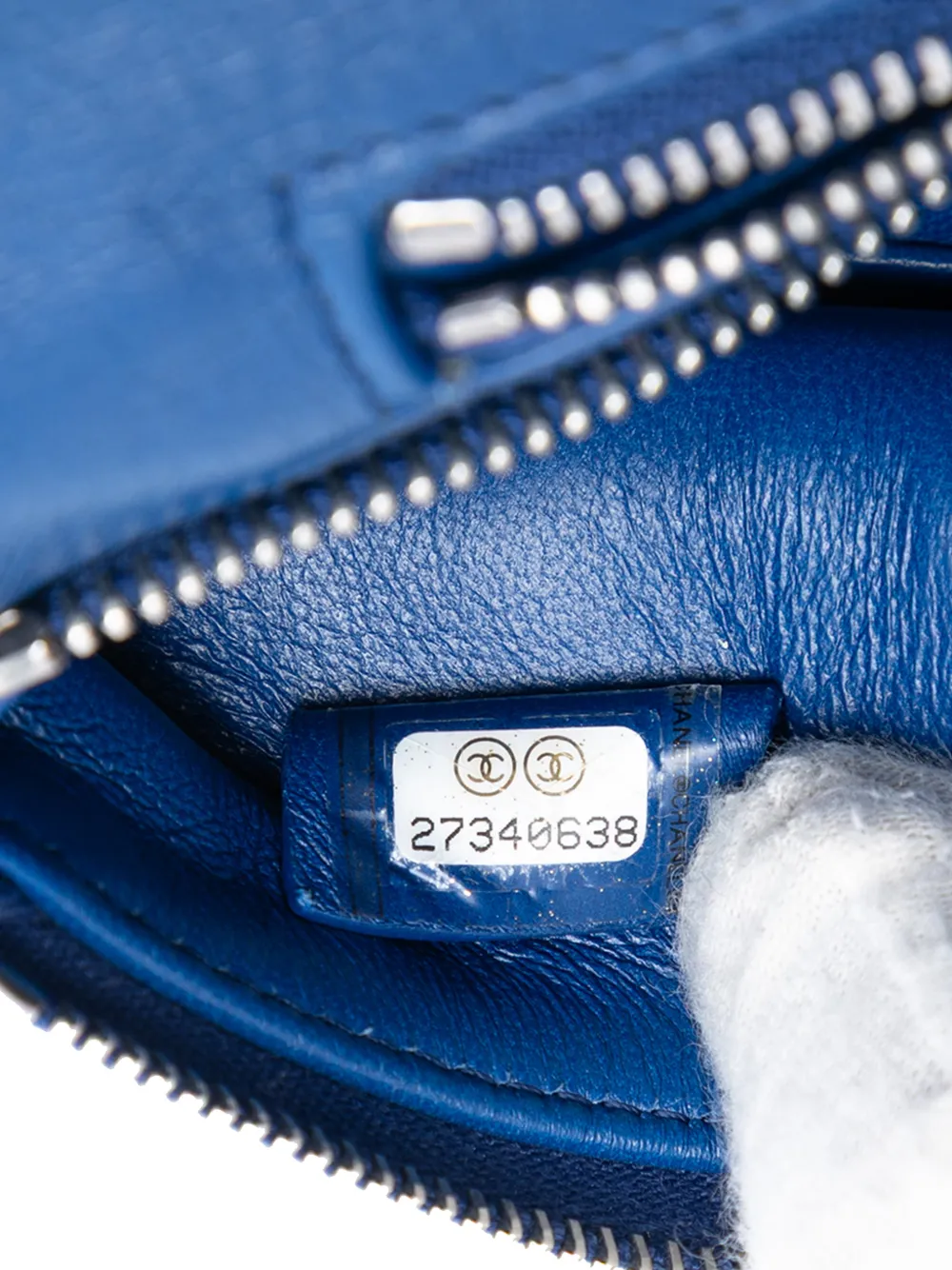 2019 Small Bicolor Aged Calfskin 31 Clutch Bag
