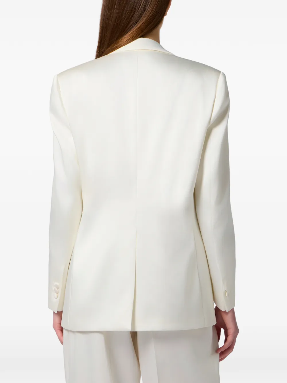 Philipp Plein Blazer met dubbele rij knopen en verfraaid met bloemen Beige